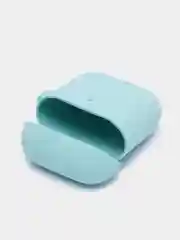 Бирюзовый чехол на AirPods 1/2 с карабином (Эирподс 1 и Эирподс 2)