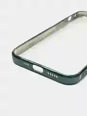 Зеленый чехол прозрачный силиконовый для iPhone XR, 11, 11 Pro, 12 mini, 12, 12 Pro