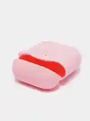 Розовый чехол на AirPods 1/2 с карабином (Эирподс 1 и Эирподс 2)