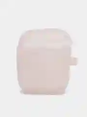 Пудровый чехол на AirPods 1/2 с карабином (Эирподс 1 и Эирподс 2)
