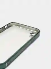 Зеленый чехол прозрачный силиконовый для iPhone XR, 11, 11 Pro, 12 mini, 12, 12 Pro