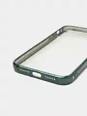 Зеленый чехол прозрачный силиконовый для iPhone XR, 11, 11 Pro, 12 mini, 12, 12 Pro