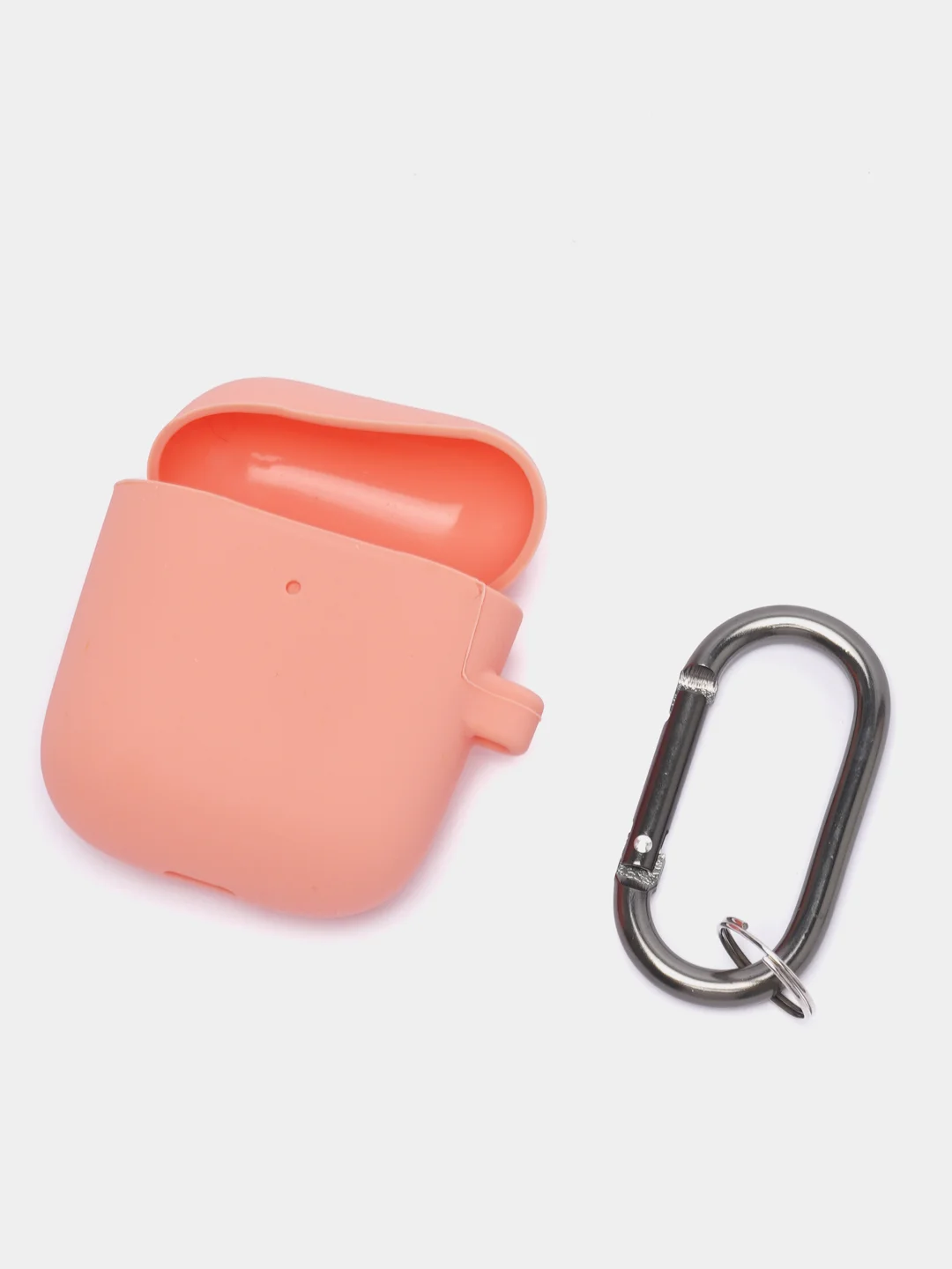 Манго чехол на AirPods 1/2 с карабином (Эирподс 1 и Эирподс 2)