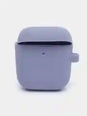 Серый чехол на AirPods 1/2 с карабином (Эирподс 1 и Эирподс 2)