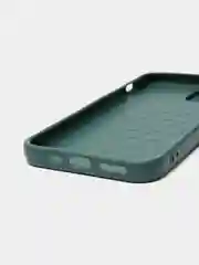 Зеленый чехол силиконовый, рельефный для iPhone Айфон XS Max / 11 / 11 Pro / 11 Pro Max / 12
