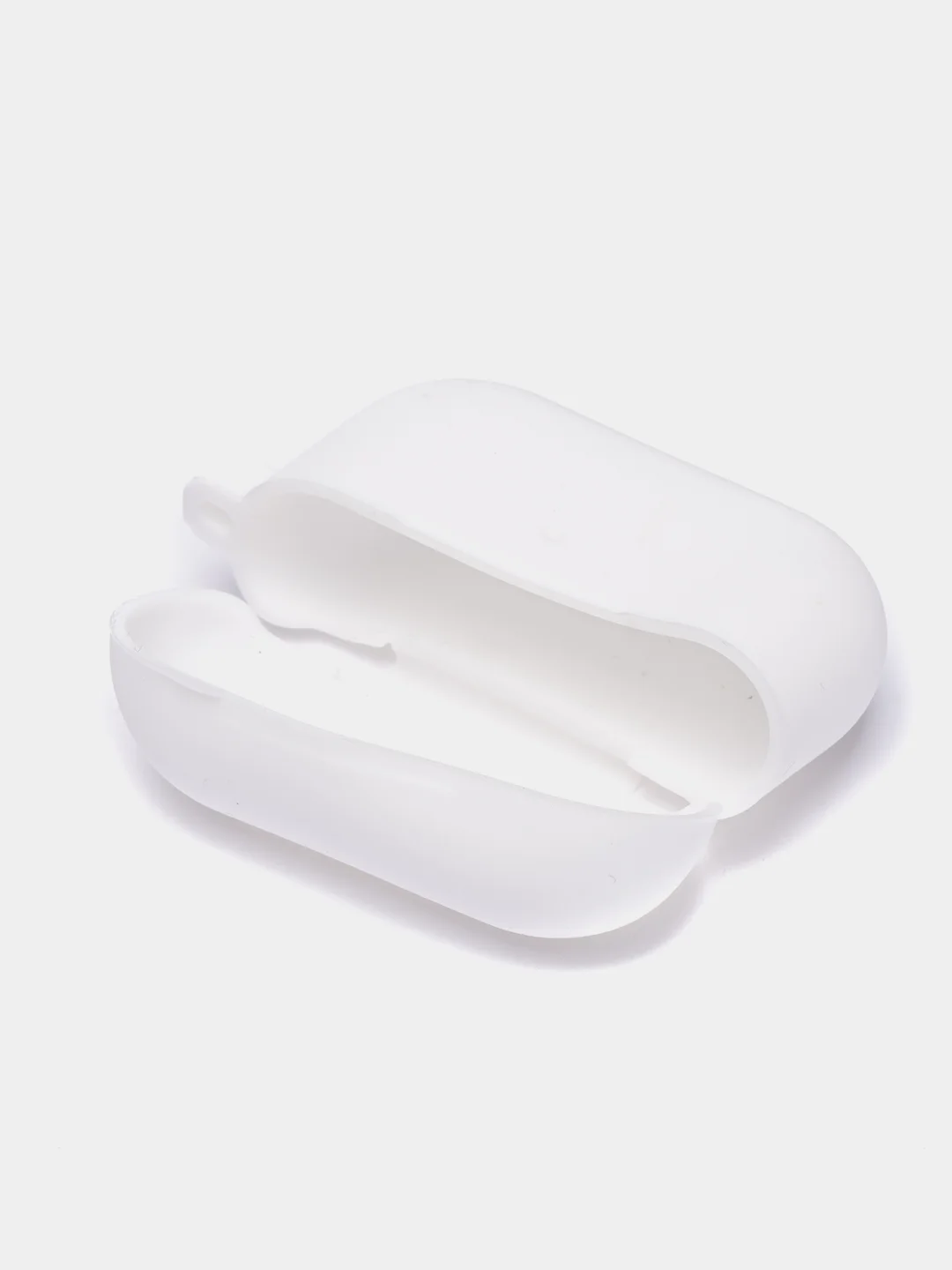 Белый чехол на AirPods Pro с карабином