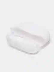 Белый чехол на AirPods Pro с карабином