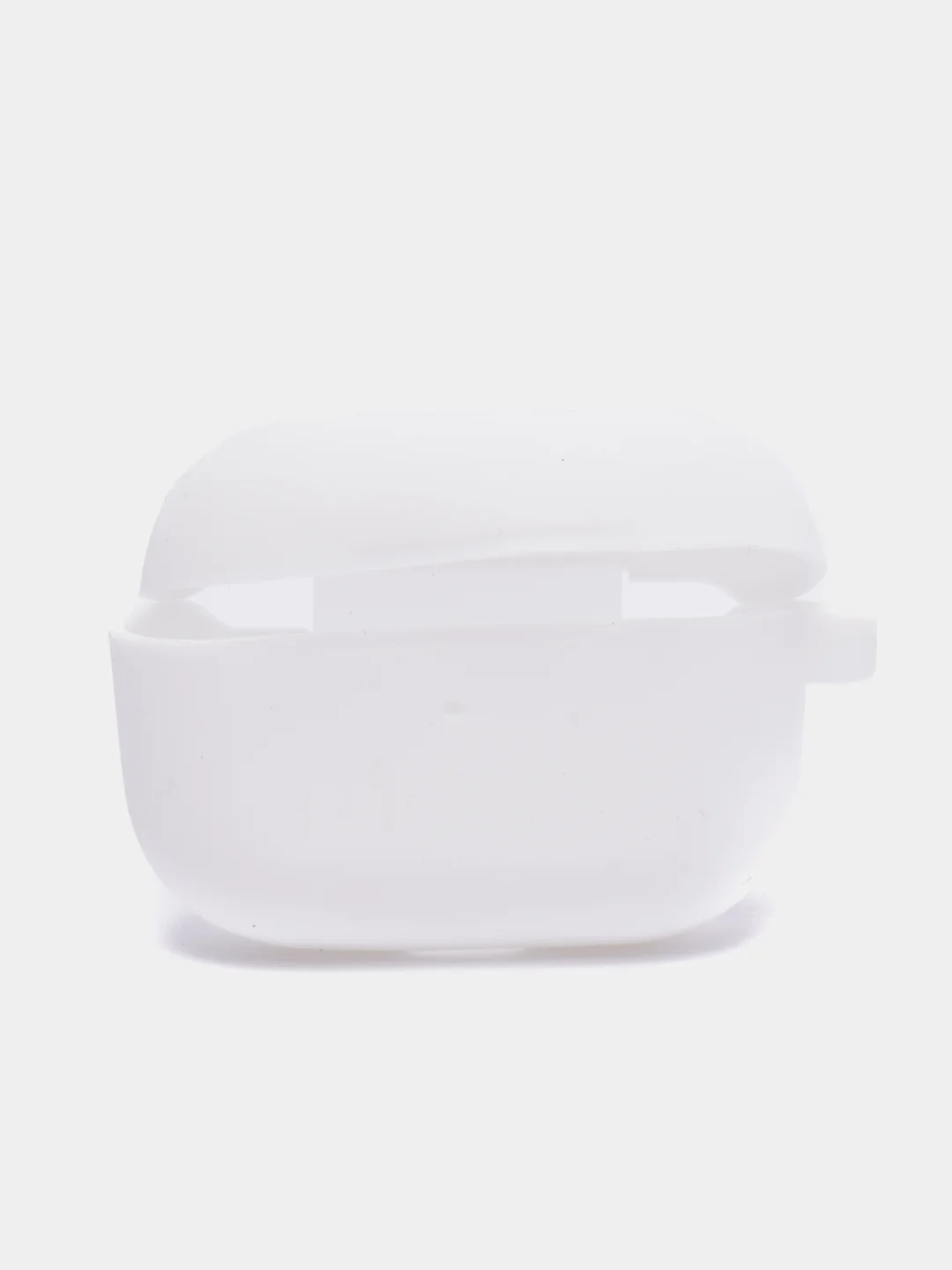 Белый чехол на AirPods Pro с карабином