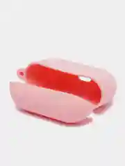 Розовый чехол на AirPods Pro с карабином