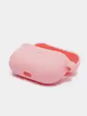 Розовый чехол на AirPods Pro с карабином