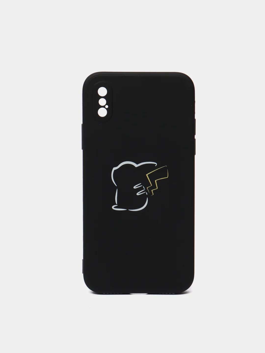 Черный чехол для iPhone пикачу, покемоны