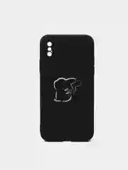 Черный чехол  для iPhone пикачу, покемоны