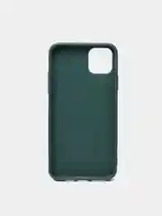 Зеленый чехол силиконовый, рельефный для iPhone Айфон XS Max / 11 / 11 Pro / 11 Pro Max / 12