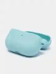 Бирюзовый чехол на AirPods Pro с карабином