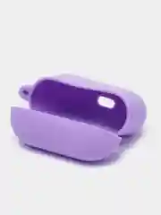 Сиреневый чехол на AirPods Pro с карабином