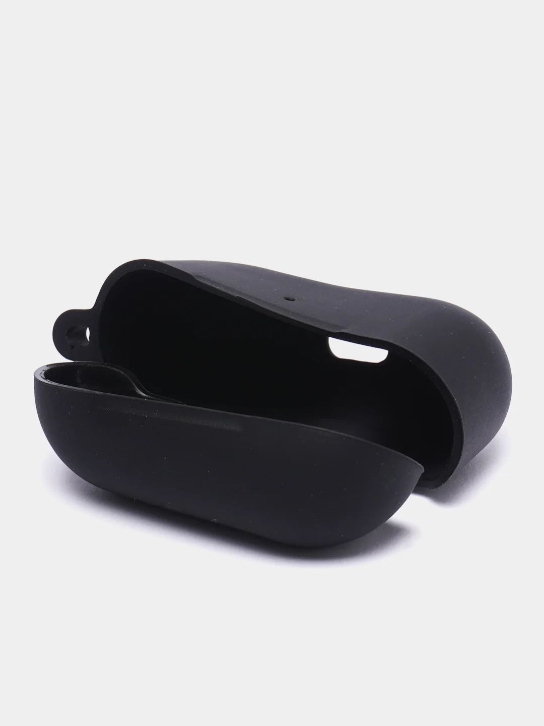 Черный чехол на AirPods Pro с карабином
