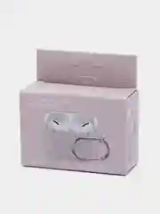 Пудровый чехол на AirPods Pro с карабином