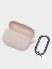 Пудровый чехол на AirPods Pro с карабином