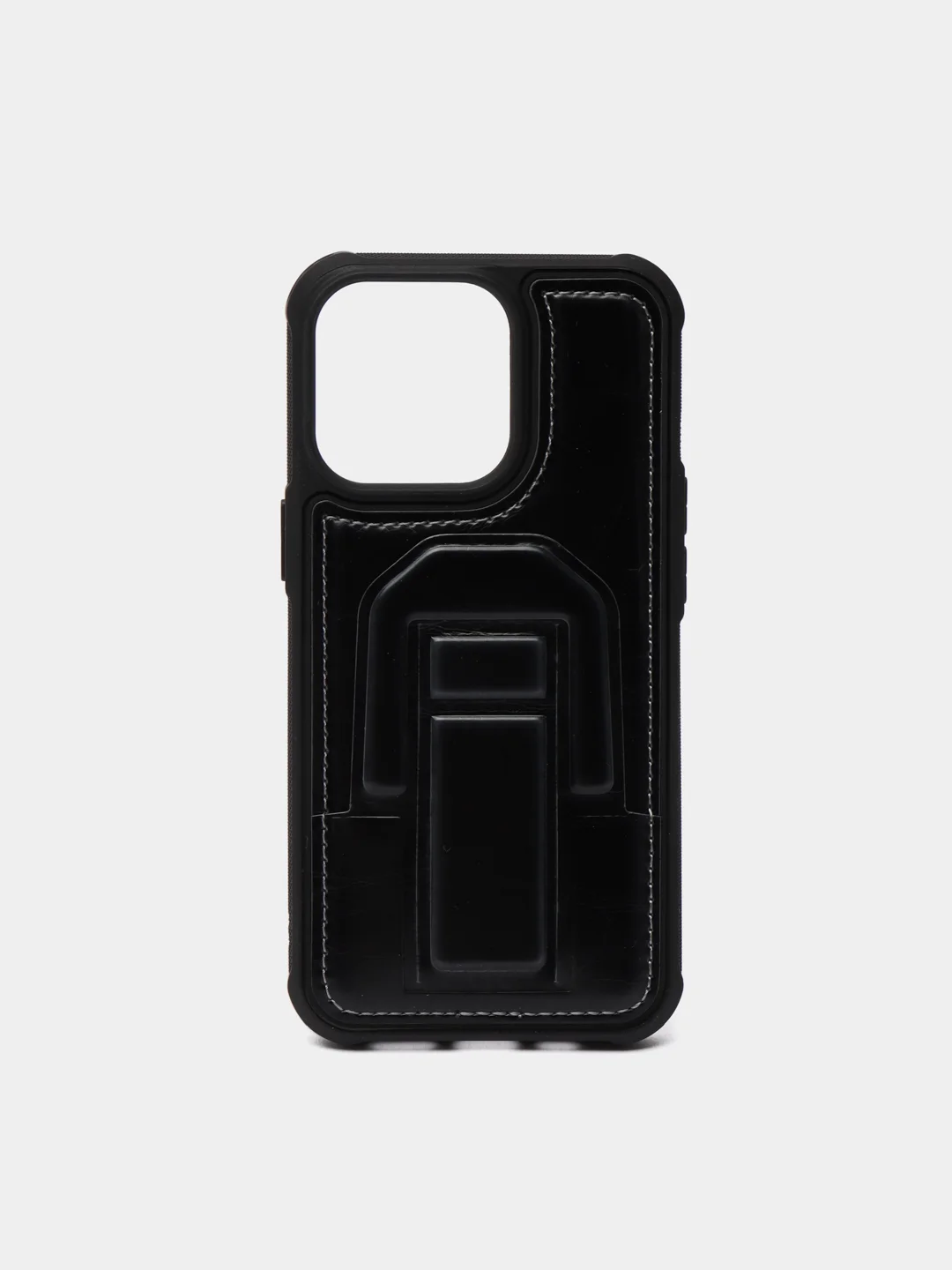 Черный чехол кожаный для iPhone 11 / 12 / 12 Pro / 13 / 13 Pro / 13 Pro Max айфон про макс магнит