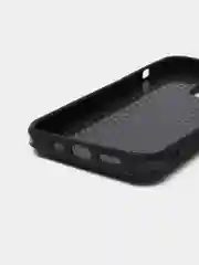 Черный чехол кожаный для iPhone 11 / 12 / 12 Pro / 13 / 13 Pro / 13 Pro Max айфон про макс магнит