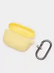 Лимонный чехол на AirPods Pro с карабином
