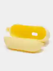 Лимонный чехол на AirPods Pro с карабином
