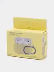 Лимонный чехол на AirPods Pro с карабином