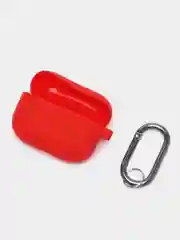 Красный чехол на AirPods Pro с карабином
