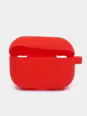 Красный чехол на AirPods Pro с карабином