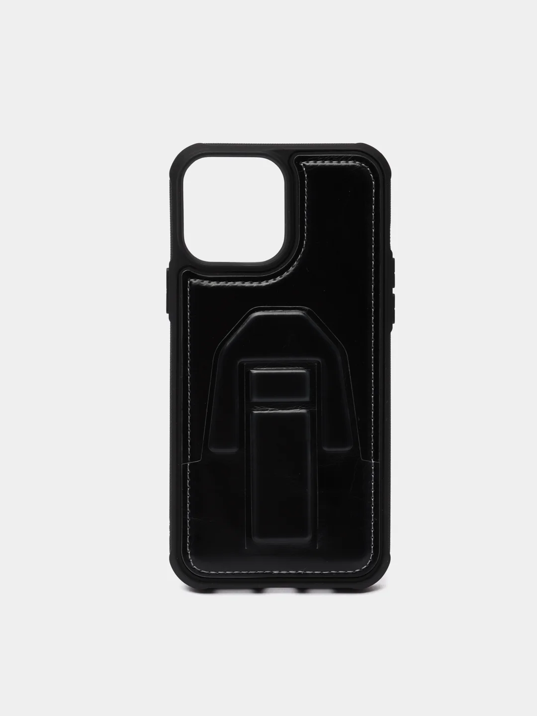 Черный чехол кожаный для iPhone 11 / 12 / 12 Pro / 13 / 13 Pro / 13 Pro Max айфон про макс магнит