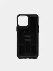 Черный чехол кожаный для iPhone 11 / 12 / 12 Pro / 13 / 13 Pro / 13 Pro Max айфон про макс магнит