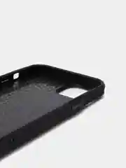 Черный чехол кожаный для iPhone 11 / 12 / 12 Pro / 13 / 13 Pro / 13 Pro Max айфон про макс магнит