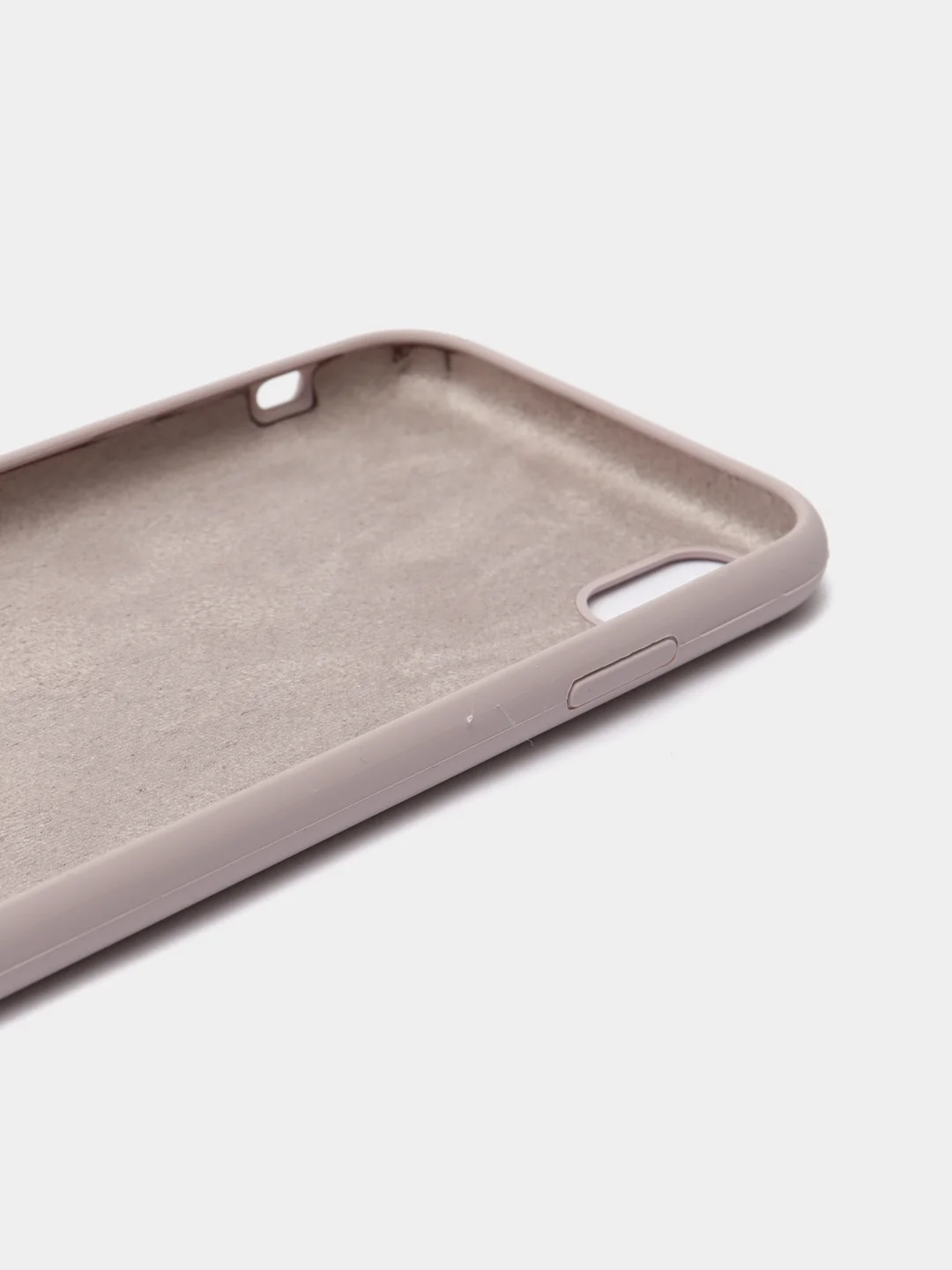 Серый меланж чехол Silicone Case для iPhone 11 12 mini 13Pro Max 6s 7+ 8Plus XS противоударный открытый