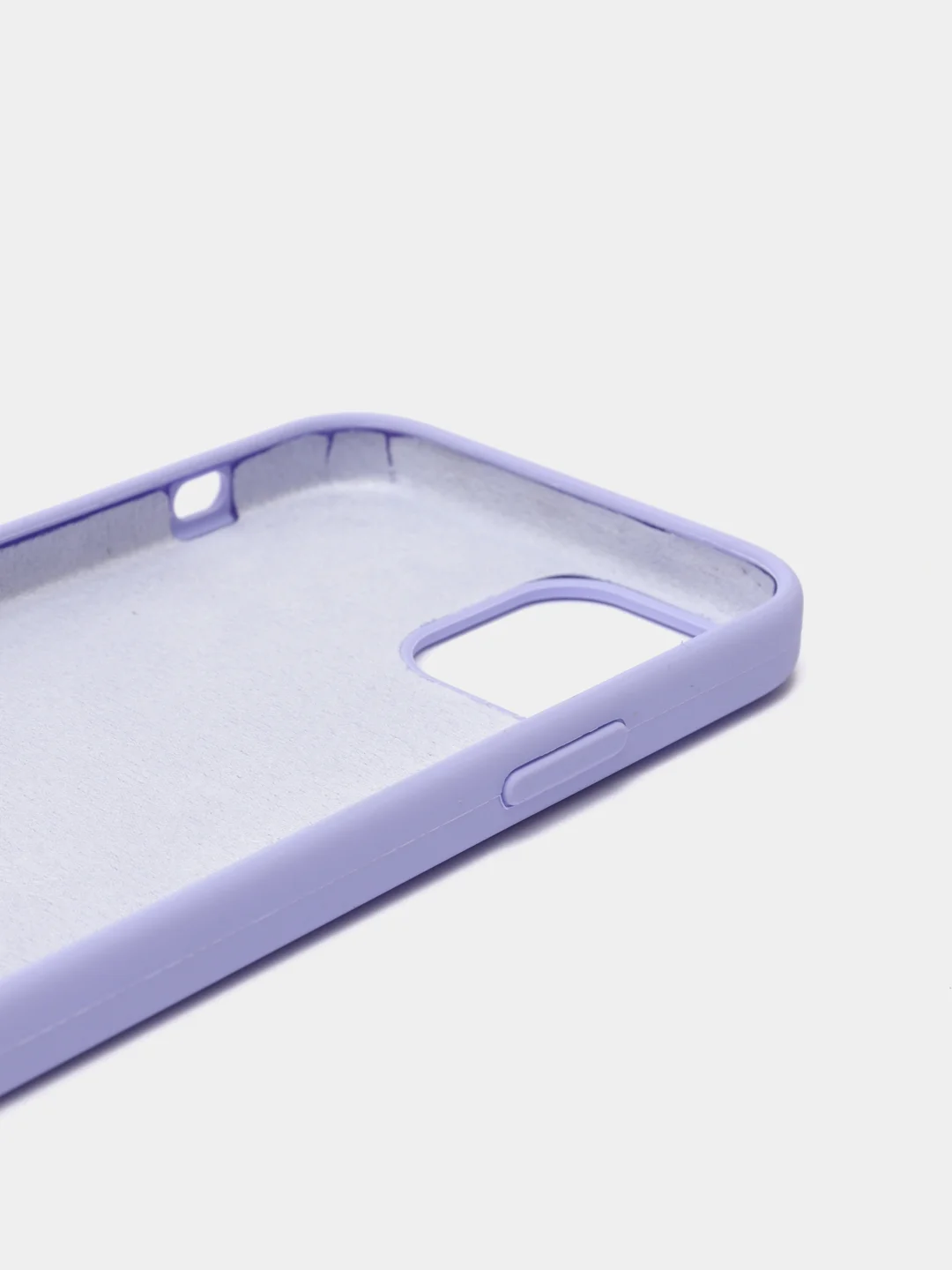 Лавандовый чехол Silicone Case для iPhone 11 12 mini 13Pro Max 6s 7+ 8Plus XS противоударный открытый
