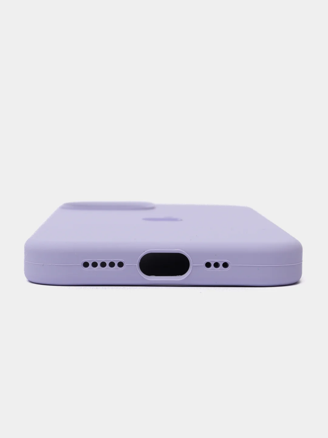 Лавандовый чехол Silicone Case для iPhone 11 12 mini 13Pro Max 6s 7+ 8Plus XS противоударный открытый