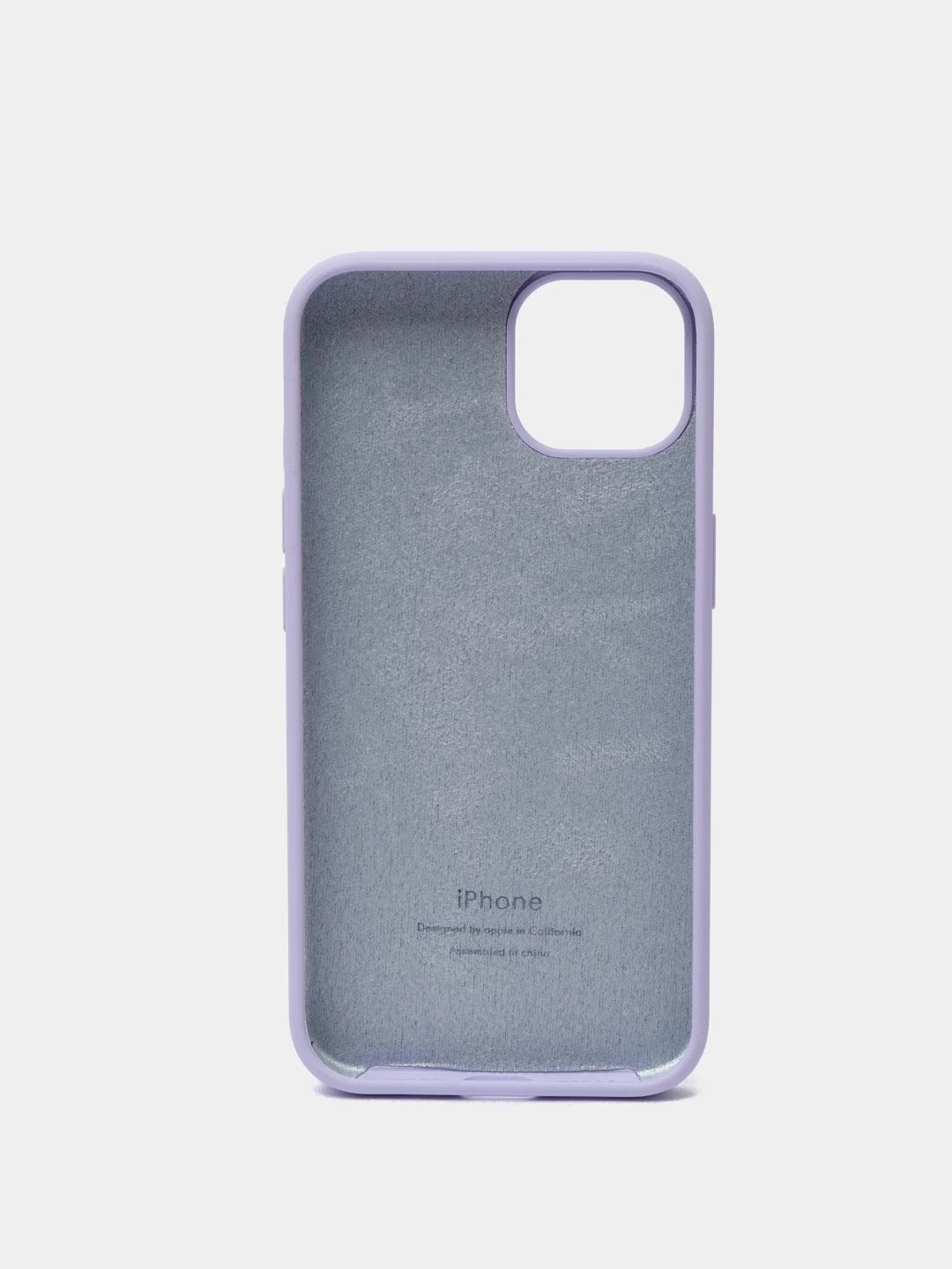Лавандовый чехол Silicone Case для iPhone 11 12 mini 13Pro Max 6s 7+ 8Plus XS противоударный открытый