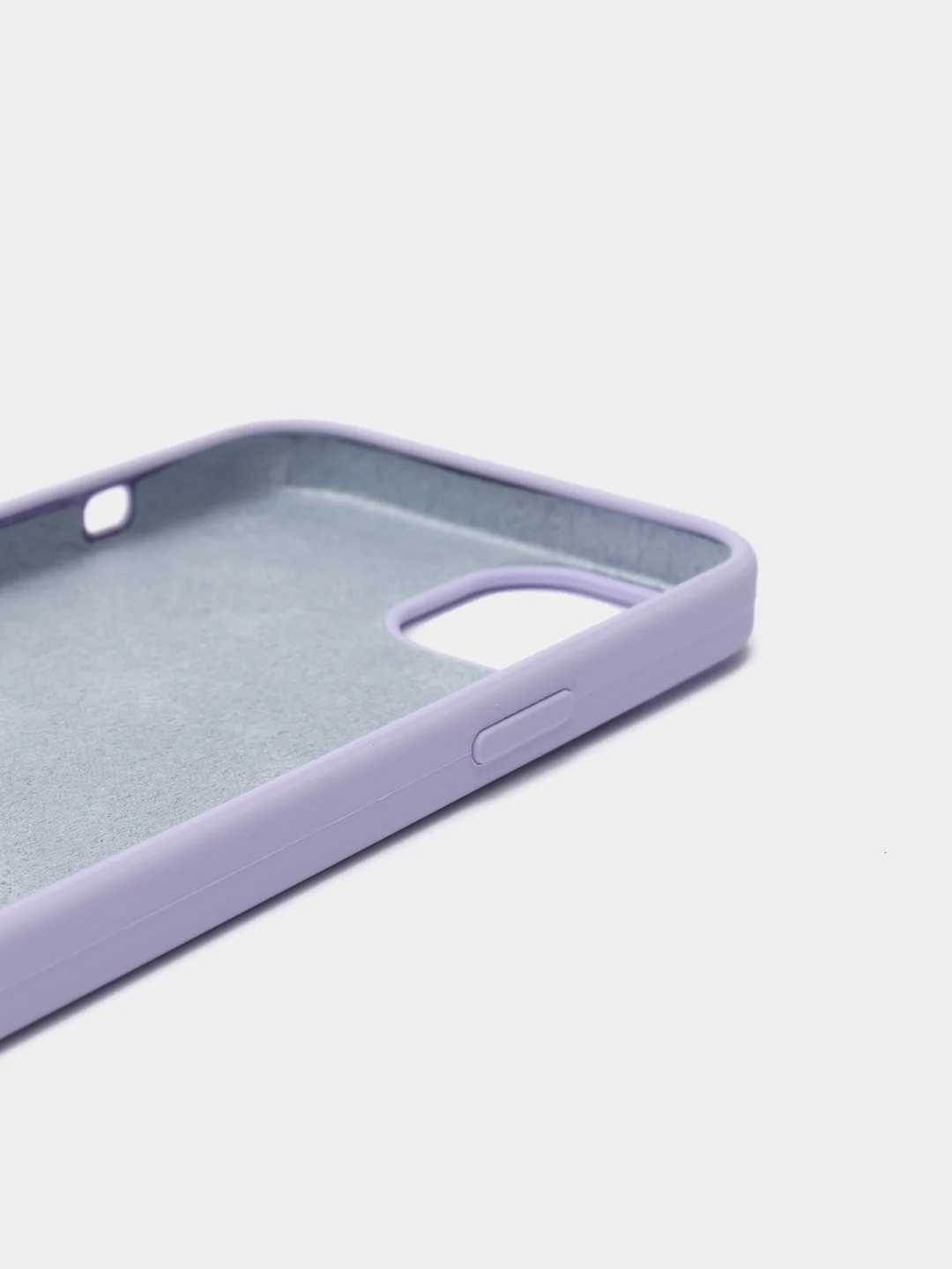 Лавандовый чехол Silicone Case для iPhone 11 12 mini 13Pro Max 6s 7+ 8Plus XS противоударный открытый
