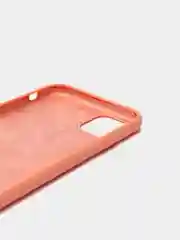 Коралловый меланж чехол Silicone Case для iPhone 11 12 mini 13Pro Max 6s 7+ 8Plus XS противоударный открытый