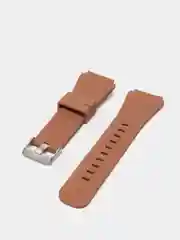 Коричневый силиконовый ремешок для Samsung 20 мм / 22 mm