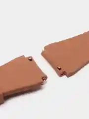 Коричневый силиконовый ремешок для Samsung 20 мм / 22 mm