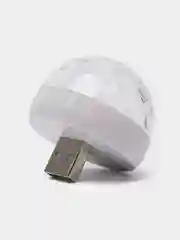Белый мини диско шар от USB