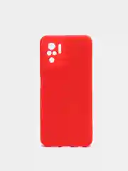 Красный чехол для Xiaomi Redmi 9A/9/9C/9T/NOTE 10 PRO/NOTE 9  силиконовый (Борта чехла прямые NEW)