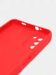 Красный чехол для Xiaomi Redmi 9A/9/9C/9T/NOTE 10 PRO/NOTE 9  силиконовый (Борта чехла прямые NEW)