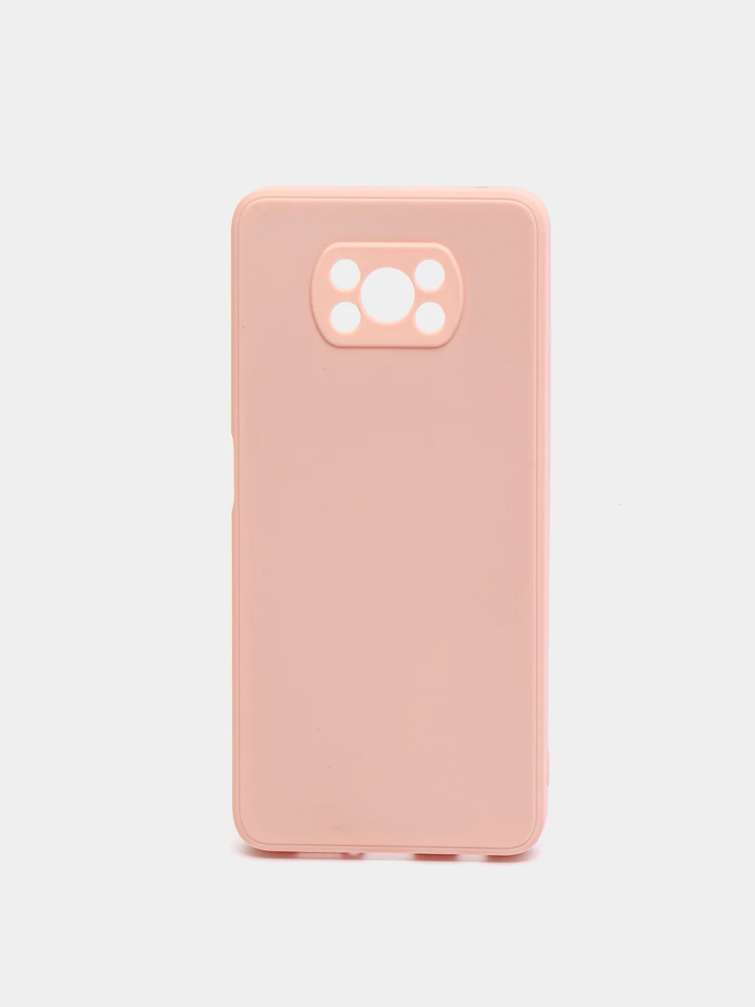 Пудровый чехол для Xiaomi Redmi 9A/9/9C/9T/NOTE 10 PRO/NOTE 9 силиконовый (Борта чехла прямые NEW)