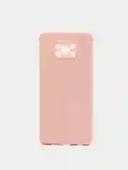 Пудровый чехол для Xiaomi Redmi 9A/9/9C/9T/NOTE 10 PRO/NOTE 9  силиконовый (Борта чехла прямые NEW)