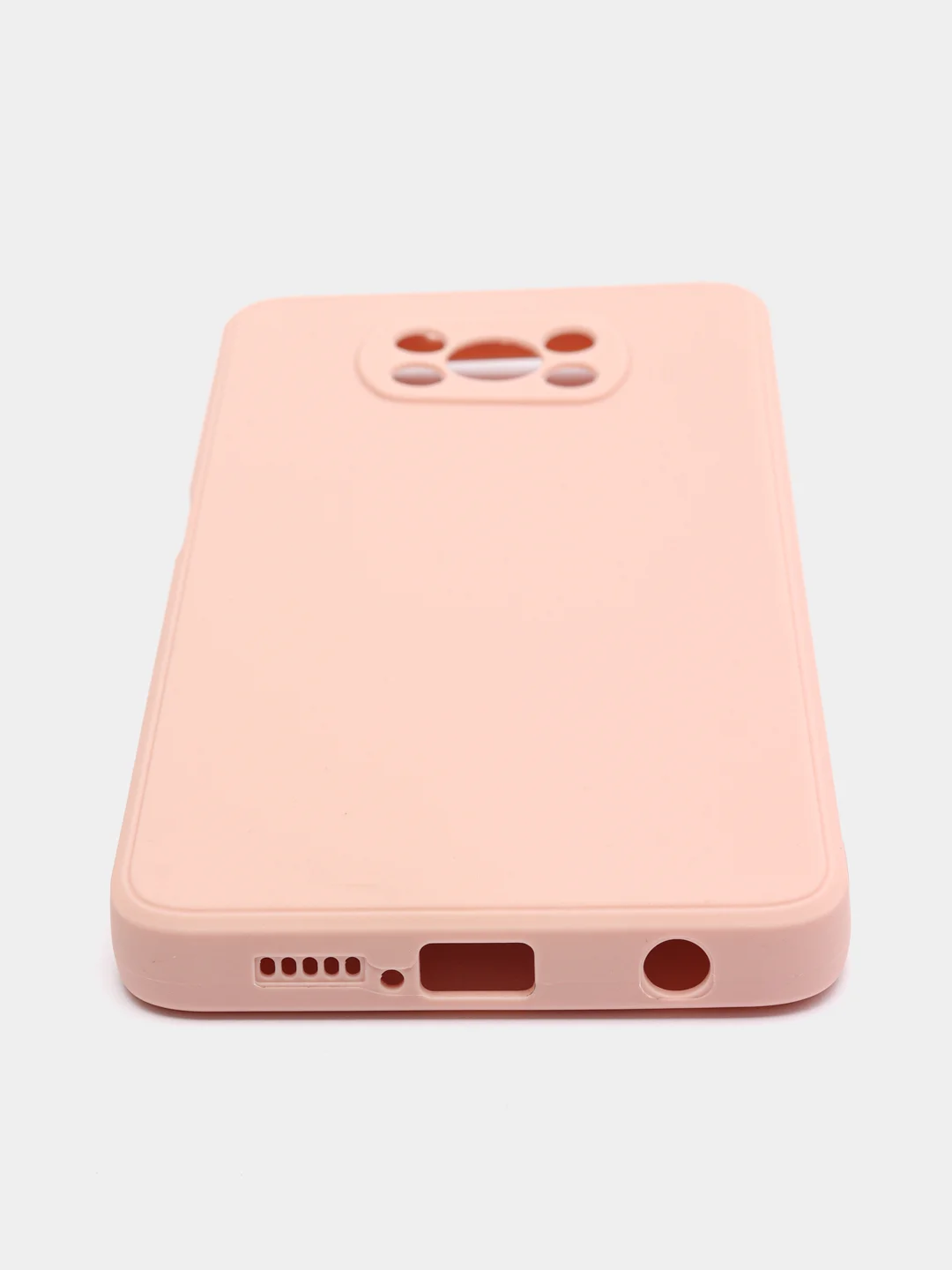 Пудровый чехол для Xiaomi Redmi 9A/9/9C/9T/NOTE 10 PRO/NOTE 9 силиконовый (Борта чехла прямые NEW)