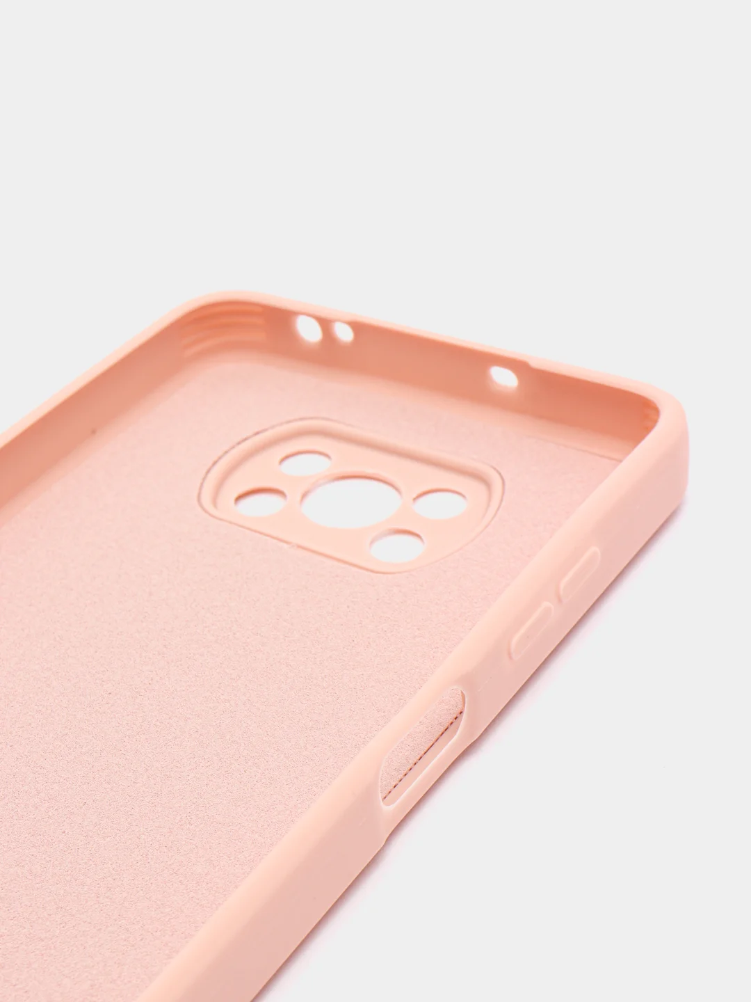 Пудровый чехол для Xiaomi Redmi 9A/9/9C/9T/NOTE 10 PRO/NOTE 9 силиконовый (Борта чехла прямые NEW)