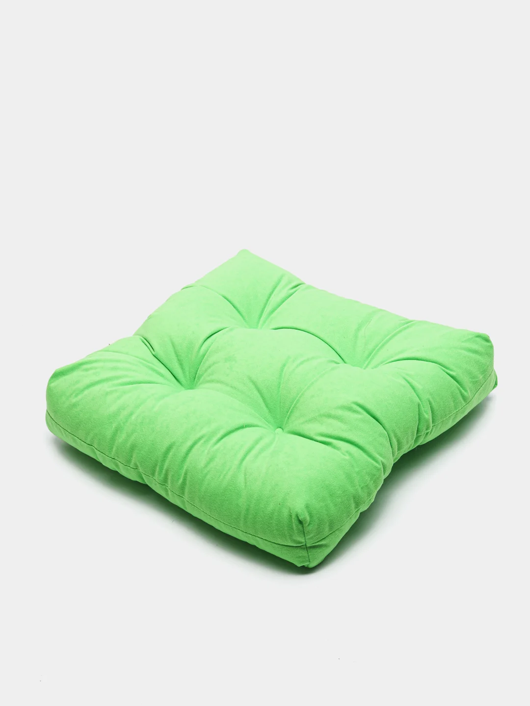 Лайм подушка для сидения MATEX "VELOURS", 40 х 40 х 8 см