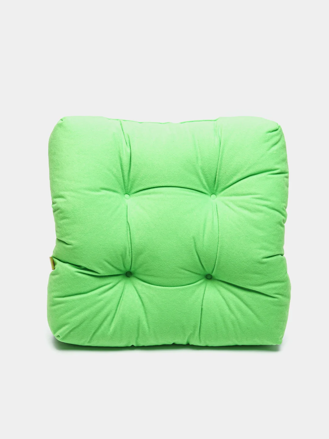 Лайм подушка для сидения MATEX "VELOURS", 40 х 40 х 8 см