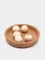 Бусины деревянные круглые неокрашенные